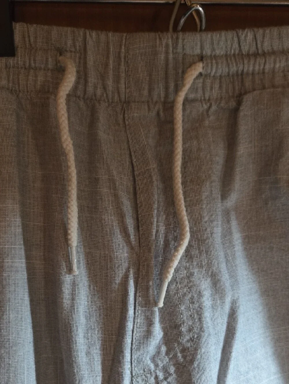 H&M Unisex Light Gray Drawstring Pants